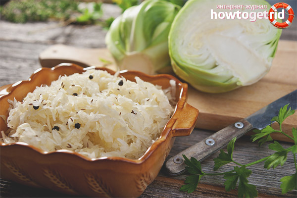 Harm of sauerkraut when breastfeeding