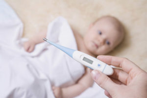 High fever in a child without symptoms