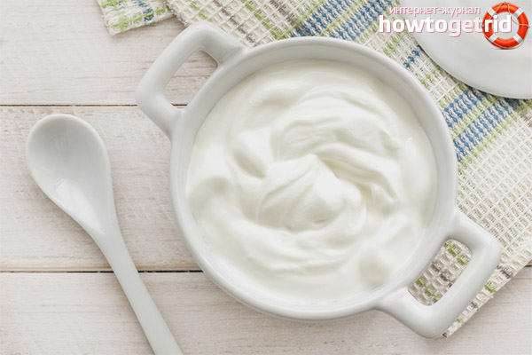 Diet for diabetes on sour cream