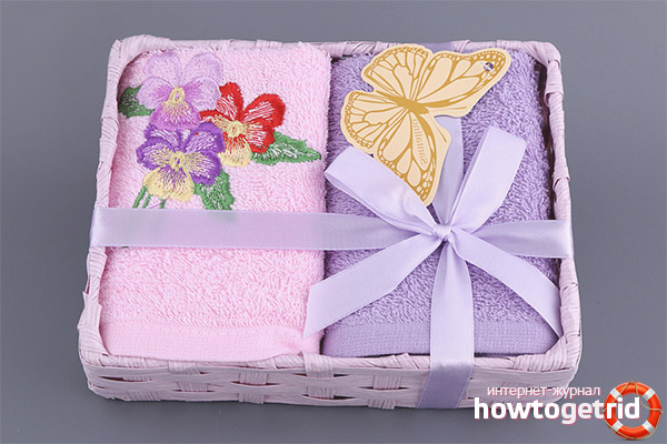 How to give a towel as a gift