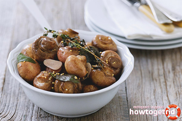 Is it possible for pregnant pickled mushrooms