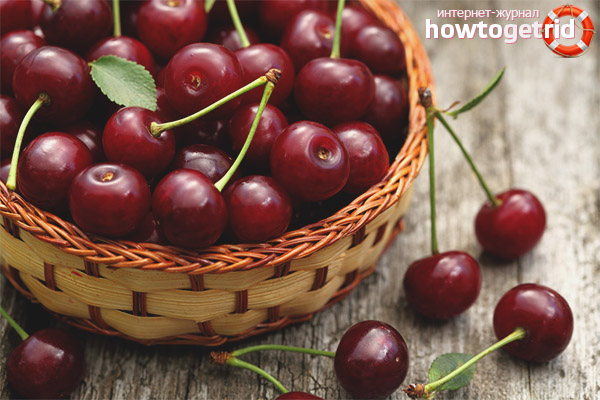 Contraindications for breastfeeding cherries