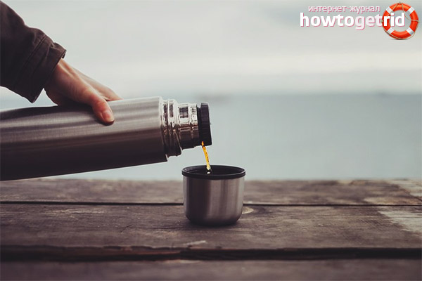 Wie man grünen Tee in einer Thermoskanne macht