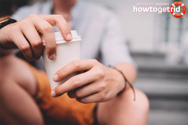 Coffee damage before workout