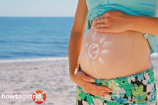 Can I sunbathe during pregnancy?