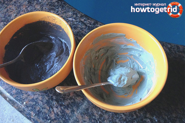 Blue clay for hair