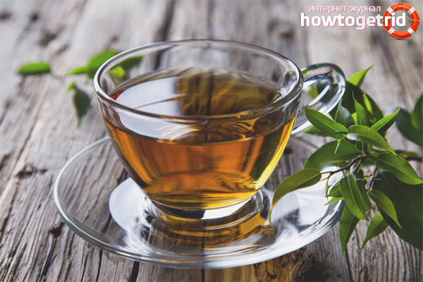 Diet on green tea for weight loss