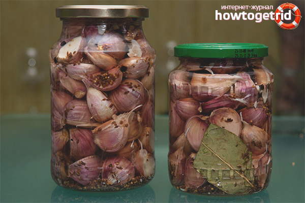 How to pickle garlic