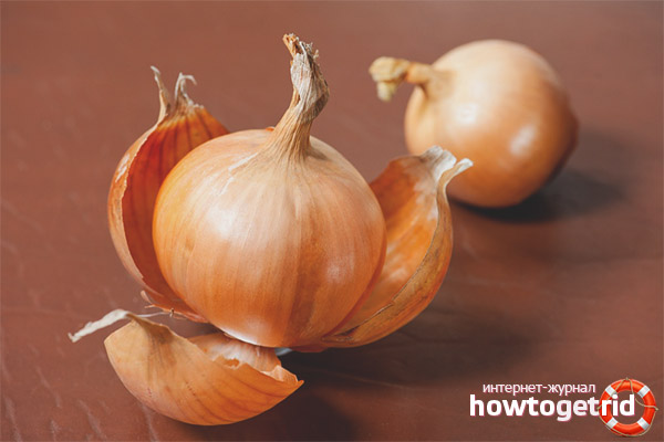 Onion husk treatment