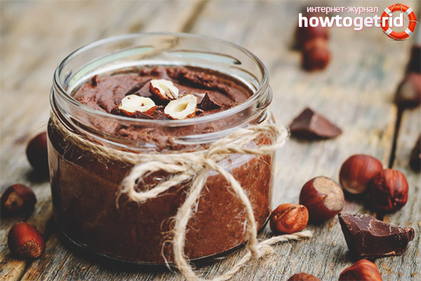 Hazelnut hazelnut chocolate paste
