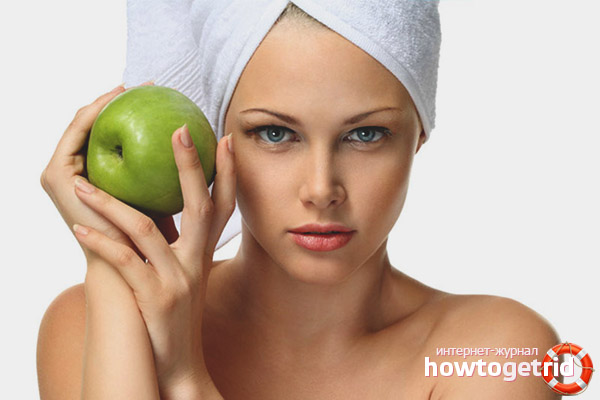 Features of the use of apple face masks
