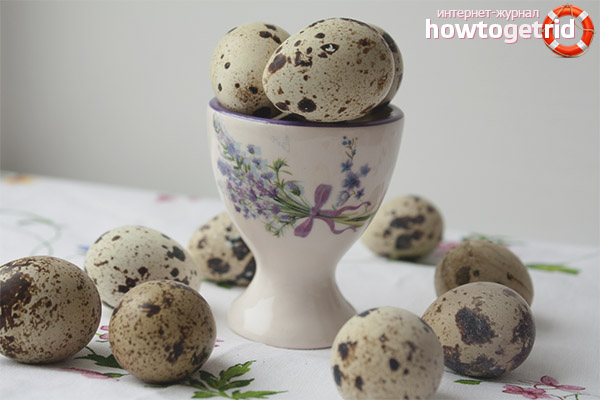 Quail eggs for gastritis