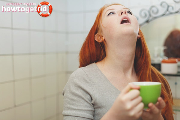 Rinses from a sore throat