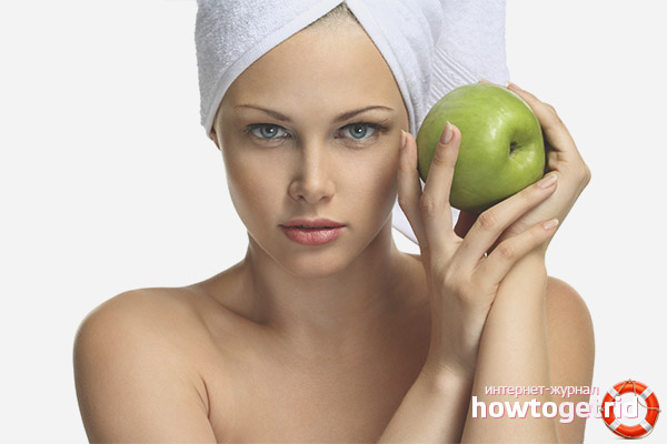 Simple recipes for hair masks from apples