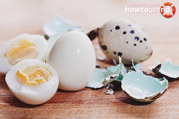 How many quail eggs are needed for prevention