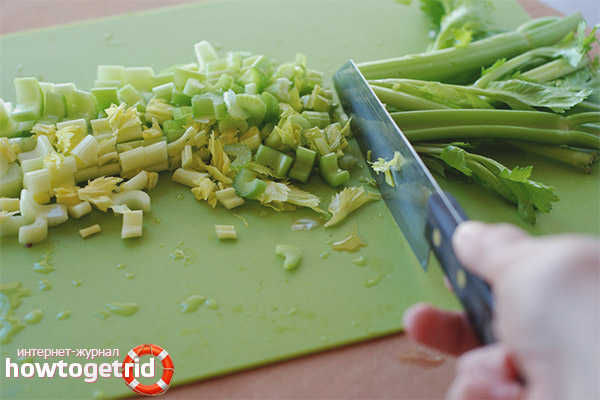 What can be cooked from celery