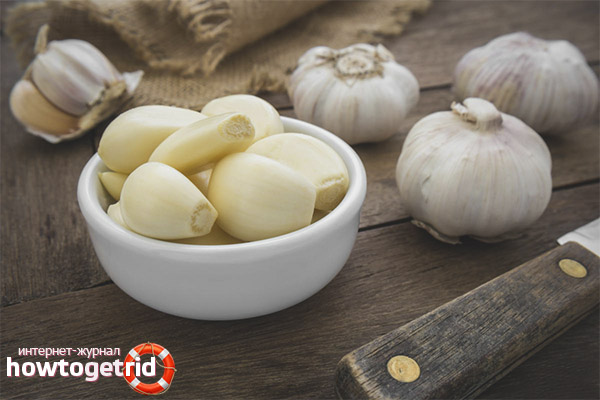 The daily rate of garlic