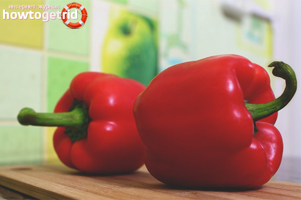 Fresh bell pepper storage