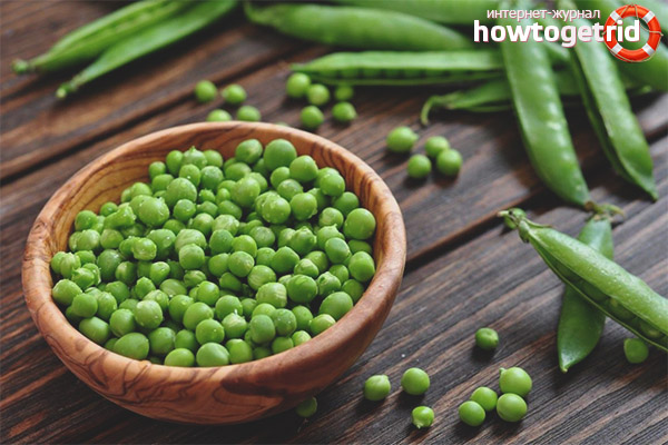 How to store and eat peas