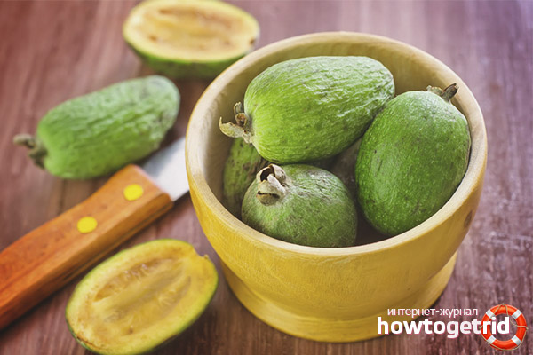 Feijoa masks for face