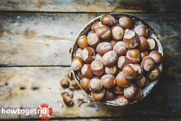 Healthy recipes with hazelnuts