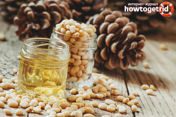 Réception d'huile de cèdre pour les maladies