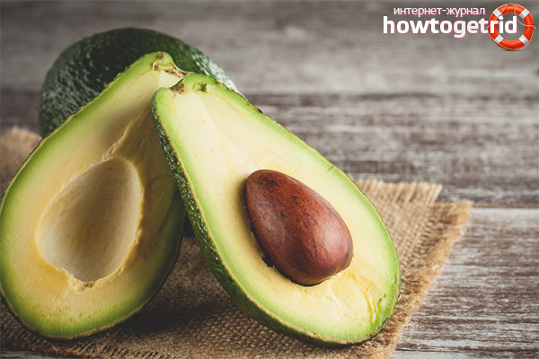 The use of avocado seeds