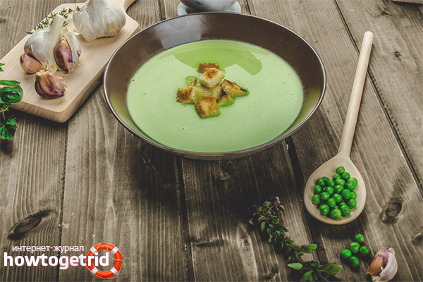 Pea Puree Soup