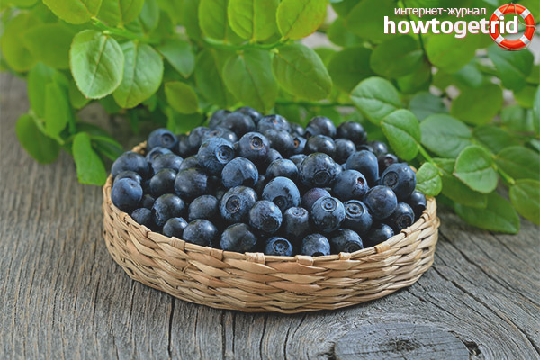 The effect of blueberries on the body