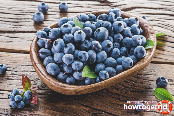 The effect of blueberries on the body