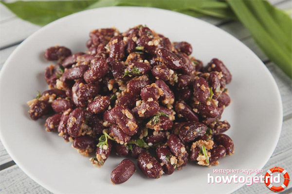 The effect of red bean lobio on the body