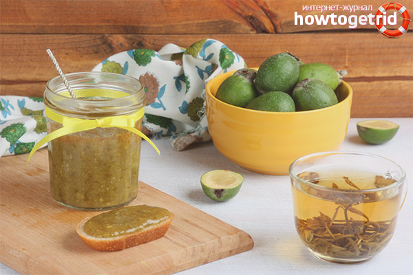 What can be prepared from feijoa