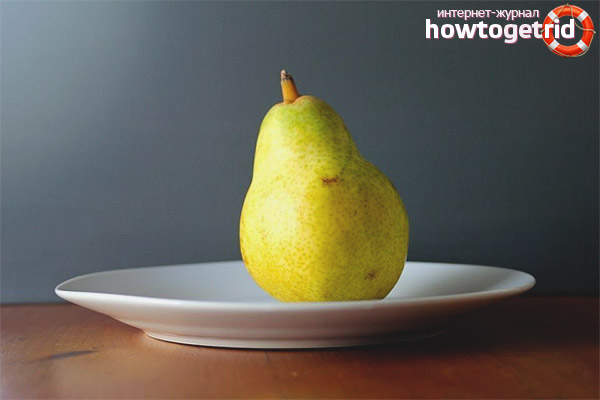 Pears in the daily diet