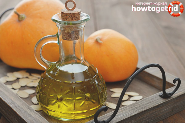 How to take pumpkin oil with prostatitis