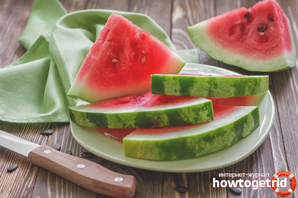 Slimming with watermelon