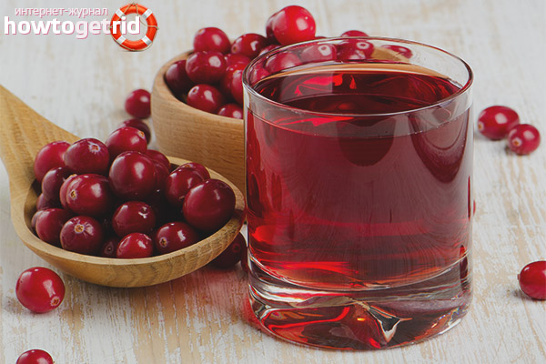 Rules for making cranberry juice