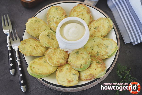 Fried zucchini recipes