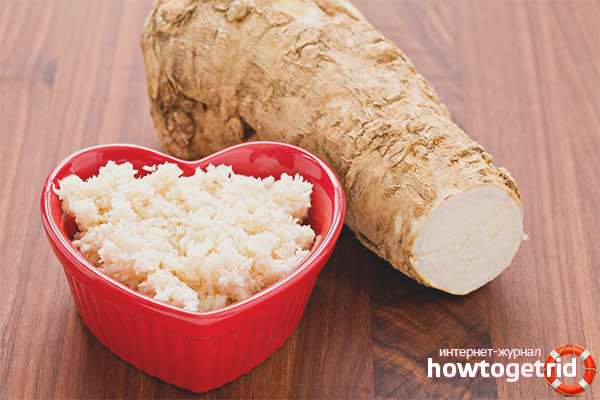 The effects of horseradish on the body