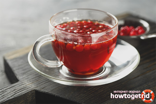 Harm and contraindications cranberry tea