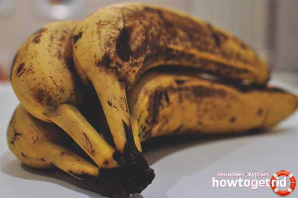 What to cook from blackened bananas