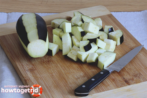 How to process eggplant