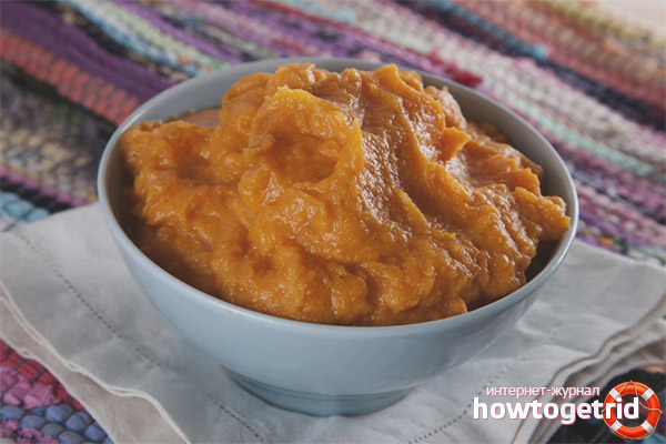 Sweet potato puree
