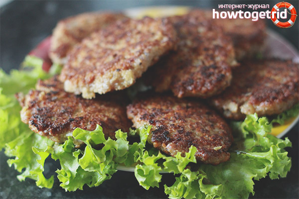The subtleties of cooking buckwheat cutlets