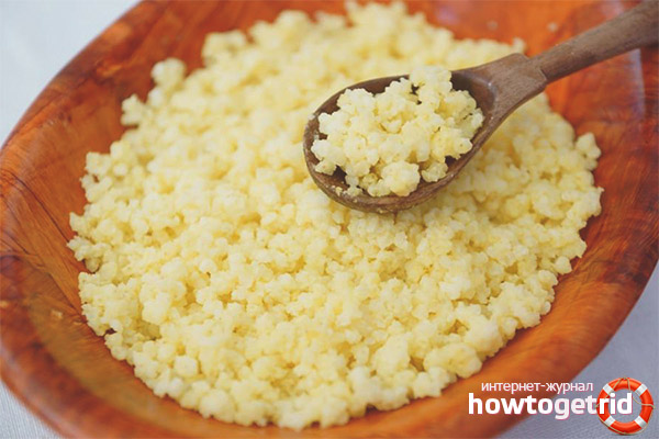 Selection and preparation of wheat porridge