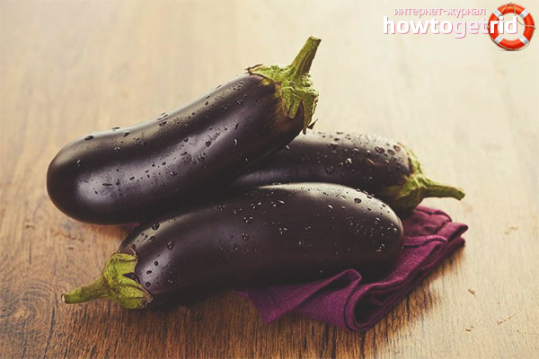Eggplant in the fight for a slim figure