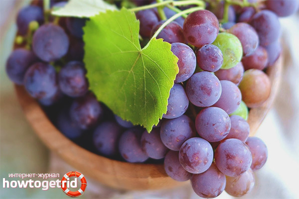 Useful properties of grapes