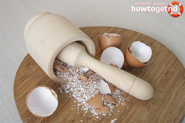 Cooking eggshells at home
