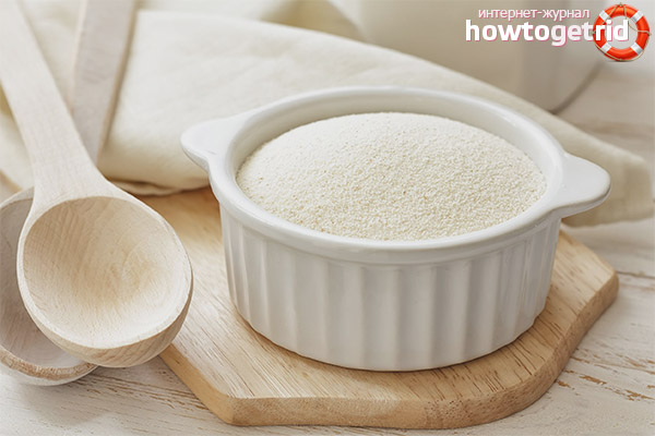 Rules for choosing semolina