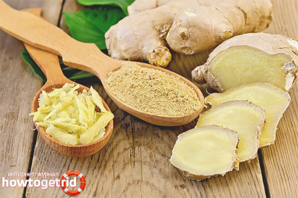 Contraindications to the use of ginger when losing weight
