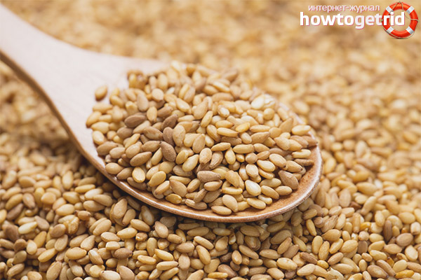 Sesame selection and storage